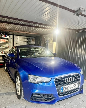 Audi A5 cena 65000 przebieg: 163500, rok produkcji 2016 z Kraków małe 106